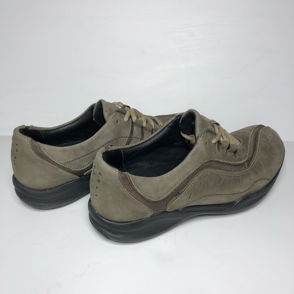 Clarks Womens Wave Wheel Walking Shoes Brown 86510 Leather Lace Up Low Top - Picture 6 of 8